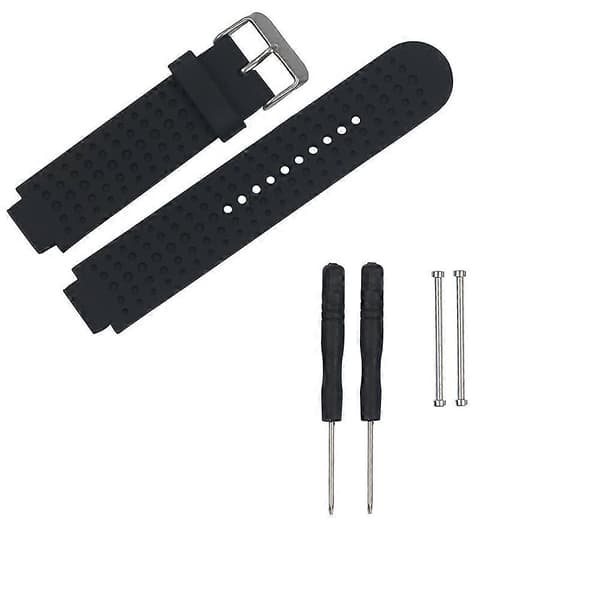 Til Garmin Forerunner 620 ensfarvet udskiftningsarmbånd (sort)_Særlige gaver