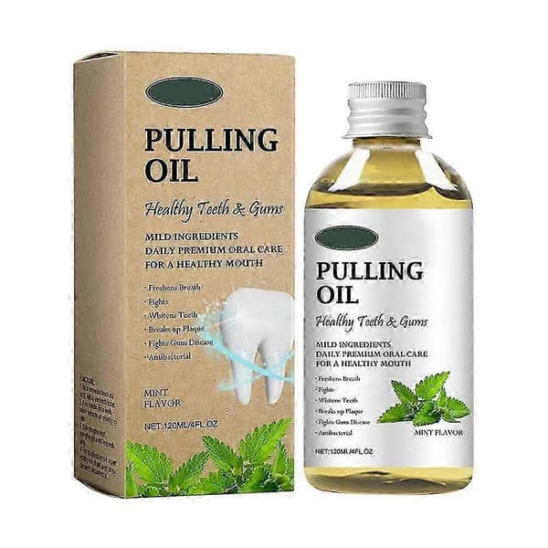 Pulling Oil Mouthwash with Coconut and Peppermint Oils Mint Flavor 100ml