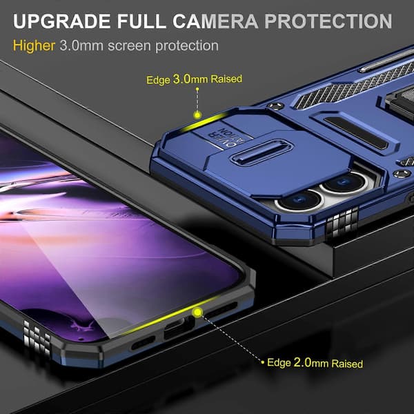 Armor PC + TPU Kamerabeskyttelse Telefoncover (Til iPhone 16 Plus)