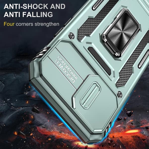 Armor PC + TPU Kamerabeskyttelse Telefondeksel (For iPhone 15 Pro Max)