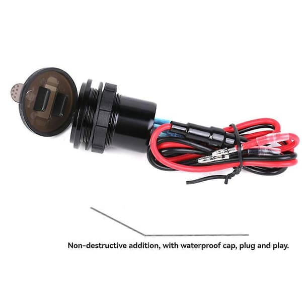 USB-adapteroplader til Honda CB750 2023-2024 Som visas