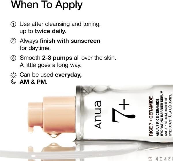 ANUA 7 Rice Ceramide Hydrating Barrier Serum (50 ml)