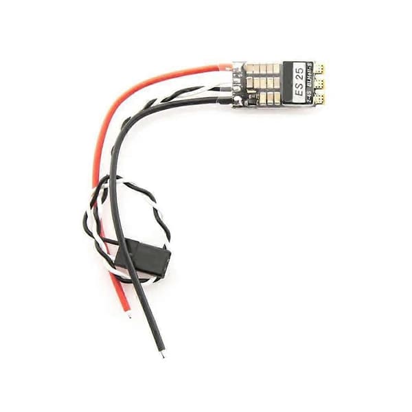 ES25 Blheli-S 25A børsteløs ESC 2-4S FPV Racing elektronisk hastighetskontroller for RC FPV Drone Black