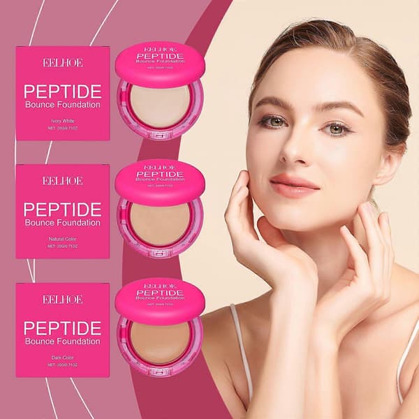Moisturizing Coverage Foundation Series: Lightweight, Good Adhesion, Long-lasting, Conceals Imperfections, Hydrates Skin, and Brightens Complexion