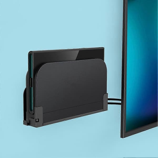 För Switch2 Väggfäste - Metallhållare med Kontrollkrok, Robust och Slät Kantdesign Black