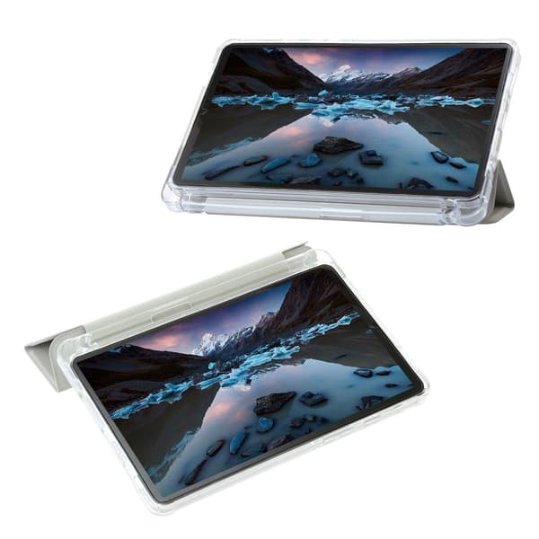 Trifold beskyttelsesdeksel til Samsung Galaxy Tab A9 Plus - Grå