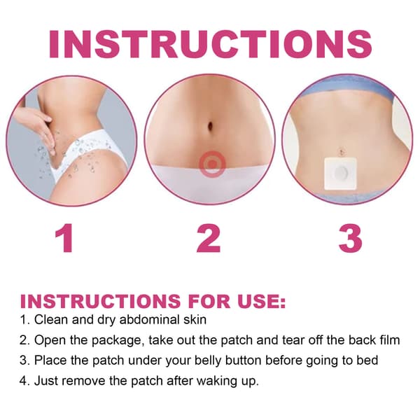 Urinary Incontinence Patch, Relieves Postpartum Urinary Leakage in Women, Urination Frequency and Care Patch 1 box/6pcs