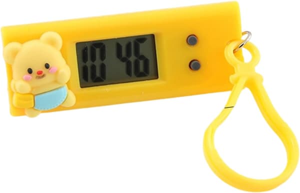 This portable mini wall clock for children is easy to carry, easy to read, safe, fun