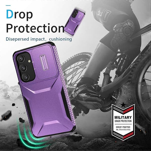Skyvbart Camshield-telefondeksel (For Samsung Galaxy S25 5G / S24 5G)