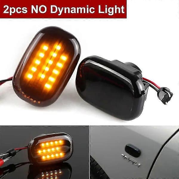 Høy kvalitet 2 stk. dynamisk LED sidemarkør flytende blinklys panel lampe for Toyota Corolla E10/e11/e12 Yaris Verso Hilux Surf N21 Rx