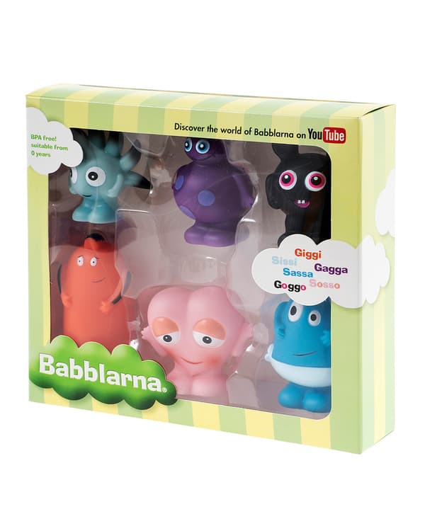 BABBLARNA Plastfigurer G-Mix 6 olika_Superpresent