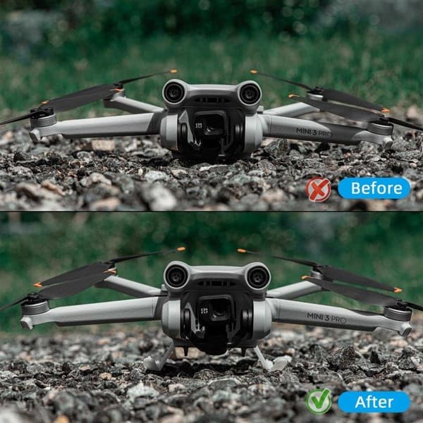 Forhøyet landingsunderstell til DJI Mini 3 Pro - Grå