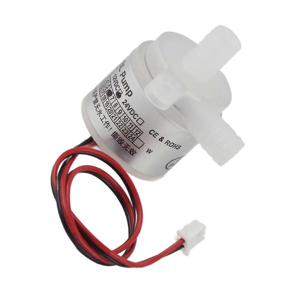 Borstlös vattenpump, 1 st vit mini DC vattenpump vattenpump optimal effektivitet