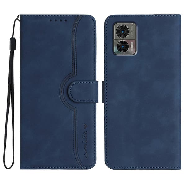 Heart Pattern Leather-like Phone Case (For Motorola Edge 30 Neo)