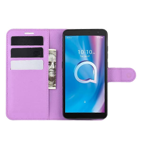 For Alcatel 1B (2020) Litchi Texture Horizontal Flip Protective Case with Holder & Card Slots & Wallet