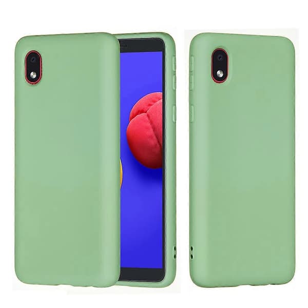 Silicone Case Compatible A01 Core Outdoor Activities Shock Absorption Microfiber Inner 1pc