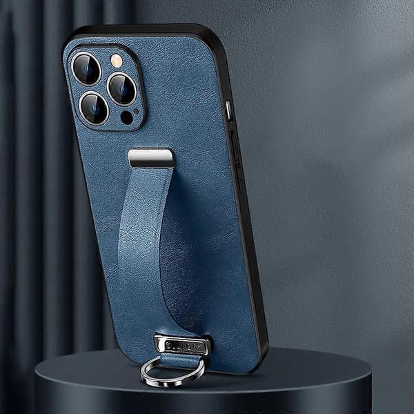 SULADA Tide Cool Series PC + Lædertekstur Hudfølelse Telefoncover (Blå, Til iPhone 15 Pro Max)