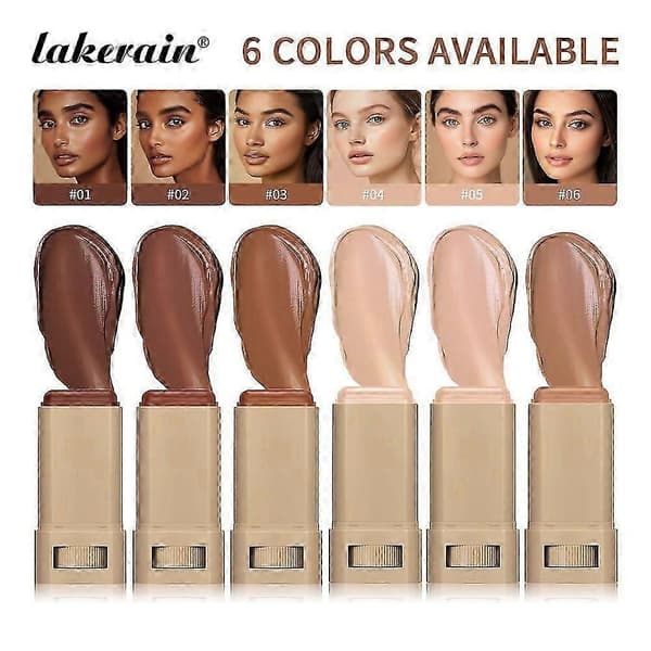 Beauty Balm Serum Boosted Skin Tint Hydrating Tinted Moisturizer, Lightweight Solid Tinted Foundation Stick for Flawless, Sheer to Medium Coverage