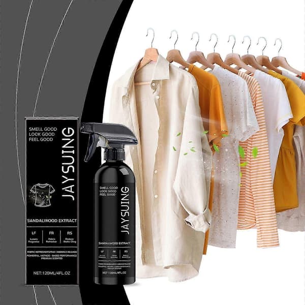 Luksus Opfriskningsspray til Tøj - Lugt- & Statisk Fjernelse, 120ml