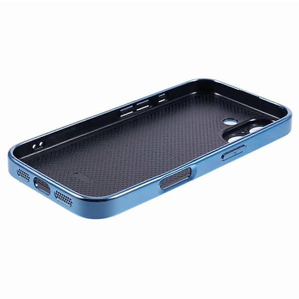 Case for iPhone 16 Acrylic+TPU+Metal Anti-Scratch Phone Case with Electroplated Frame (Style D)