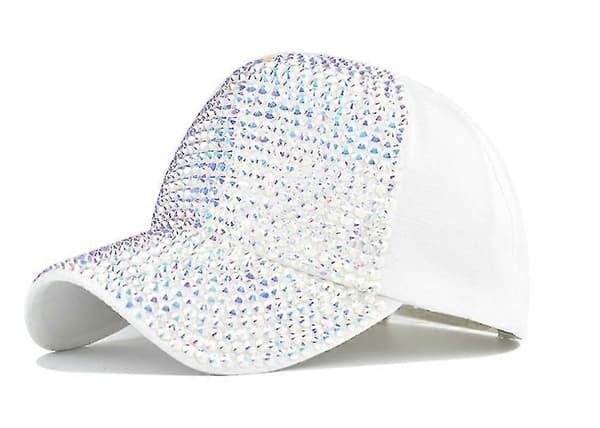 Bling Baseballkeps för kvinnor med hel diamantdesign justerbar hatt_present