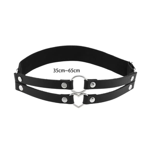 Elastisk benstrumpeband flicka lårkedjor chic för cosplayfestscen