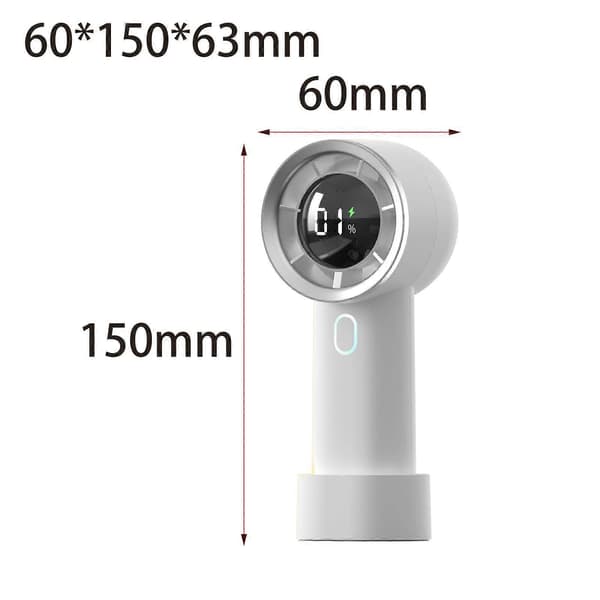 Mini Bærbar Ventilator Mini Lille Lommeventilator Sødt Design Mini Håndholdt Ventilator Bordventilator white