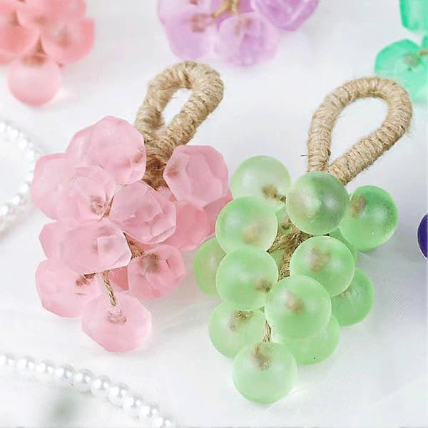 Handmade Grape Shaped Soap, Natural Plant-Based, Gift, -25g P0V8