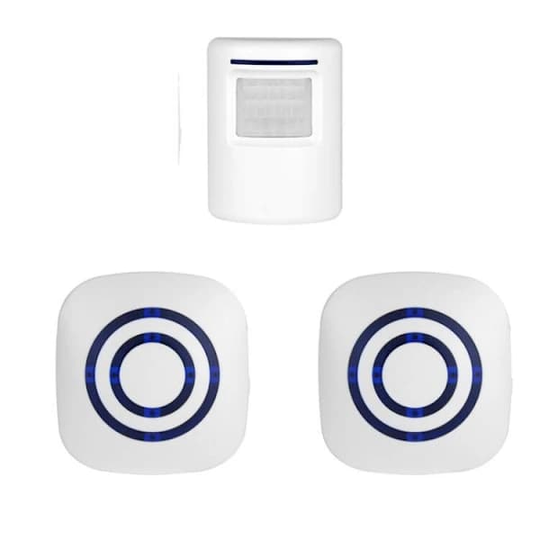 Passage alarm, store bell, wireless alarm system with motion detector