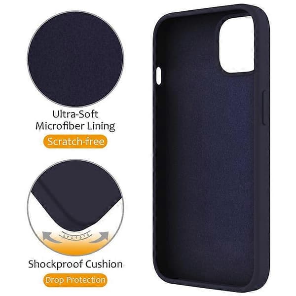 Kompatibelt magnetisk deksel til iPhone 11 med ringstativ PC + silikon fallsikkert telefondeksel (blå)