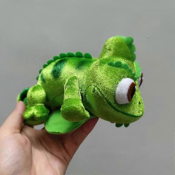15 cm kameleont plyschleksak docka Pascal Rapunzel Pascal gosedjur Pascal Rapunzel axeldocka barnleksak_Överraskningsgåva