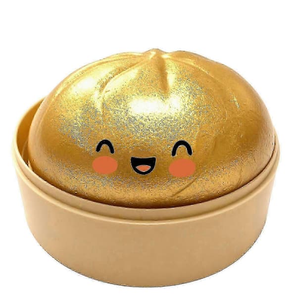 Färgglada jätteglittriga Dumpling Squishies - Stresslindrande Fidget Sensoriska Handleksaker & Stressbollar, Perfekt för Barn och Vuxna go