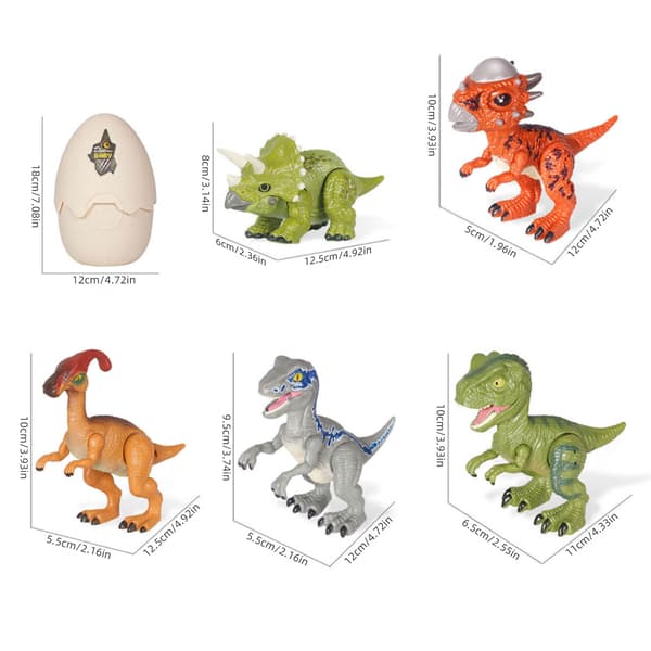 Funny Dinosaur Egg Toys Light Effects Sound Touch Dinosaur Egg Toy Easter Gifts_Super Gift