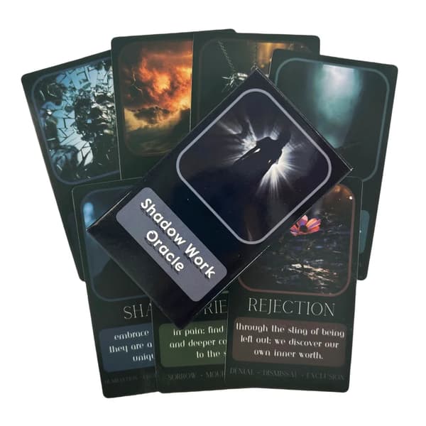 Shadow Work Oracle Cards Divination Deck Engelsk Vision Edition Tarot Brettspill For Selskap 254-TS254