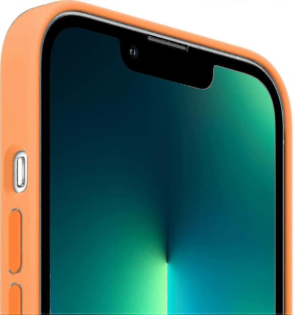 Silikonikuori MagSafella iPhone 13 Prolle - Oranssi