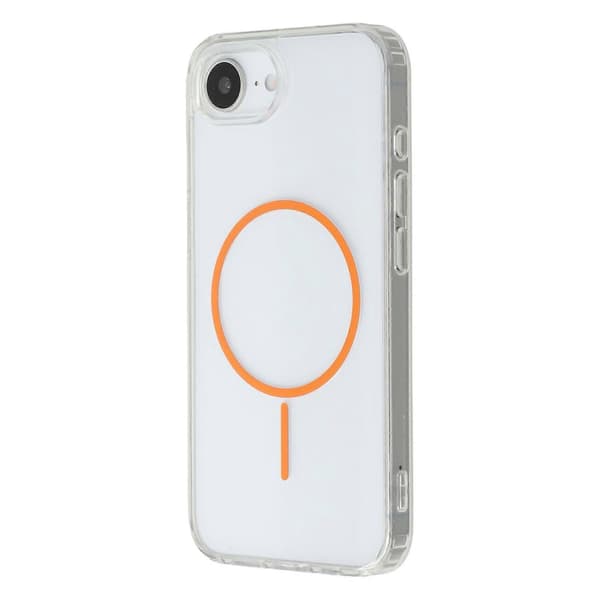 Magnetisk skal til iPhone 16e Akryl TPU Klar Bagside (Brun)