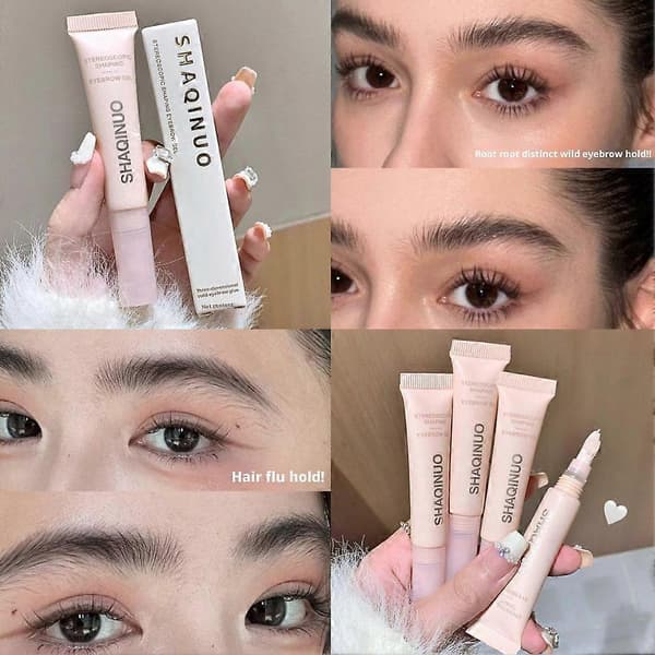 3D Solid Eyebrow Gel Waterproof and Sweat-Resistant Shaping Film Holds Makeup