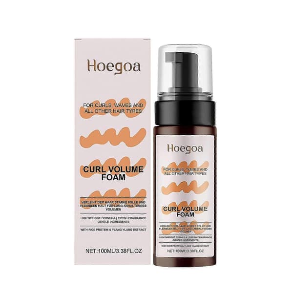 Lätt & Fluffigt Lockmousse för Långvariga, Voluminösa, Vårdade Lockar