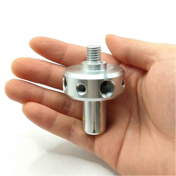 M10 Jordpladeadapter til -12 Antenne til -12 Bærbar Kortbølgeantenne RP5 GM31 Interface Silver