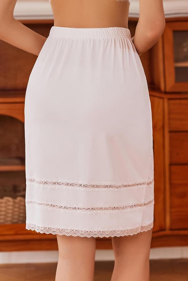 Women's Half Slip Underskirt Dress Extender Lace