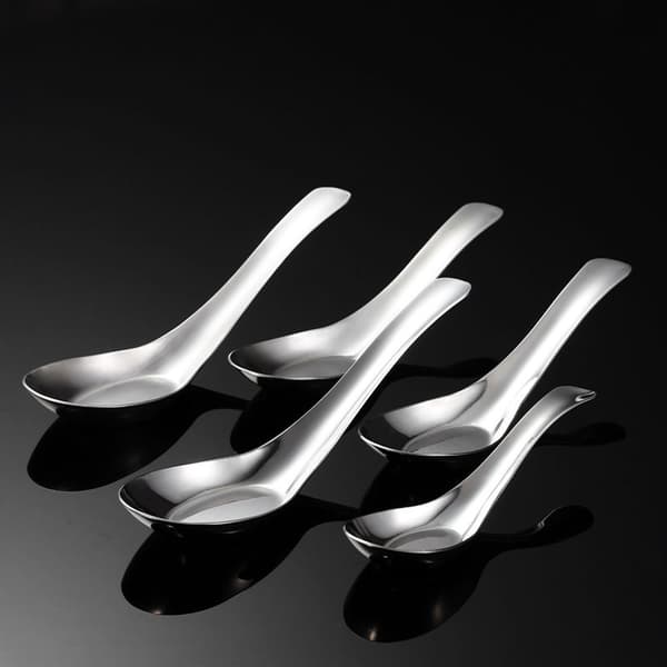 Asian Soup Spoon - Stainless Steel 2-pack