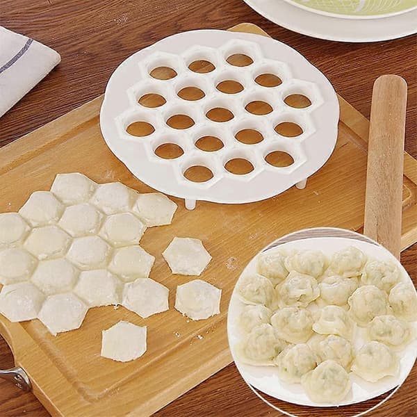 3 Stykker Dumpling Form, Manuel Dumpling Maker, Ravioli Dumpling Maker, Ravioli Maker Værktøj, Dumpling Form