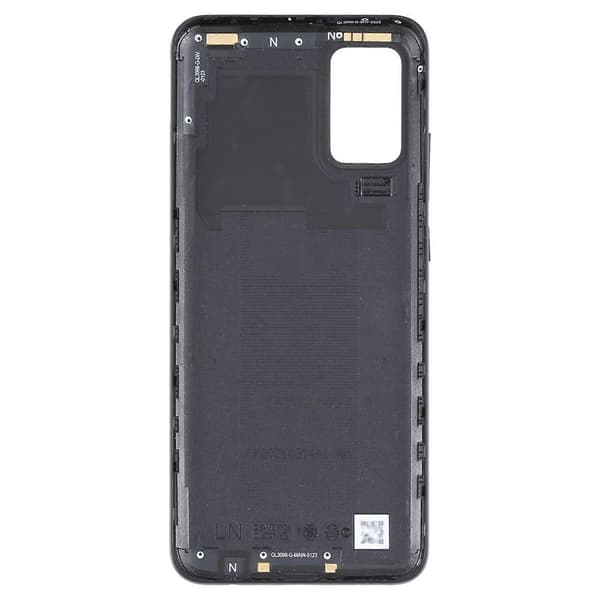 Akun takakansi Samsung Galaxy A02s -puhelimelle (musta)