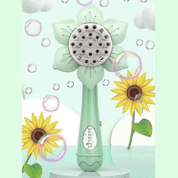 23 hål elektrisk bubbelpistol solros duschform Gatlin bubbelmaskin barnleksak