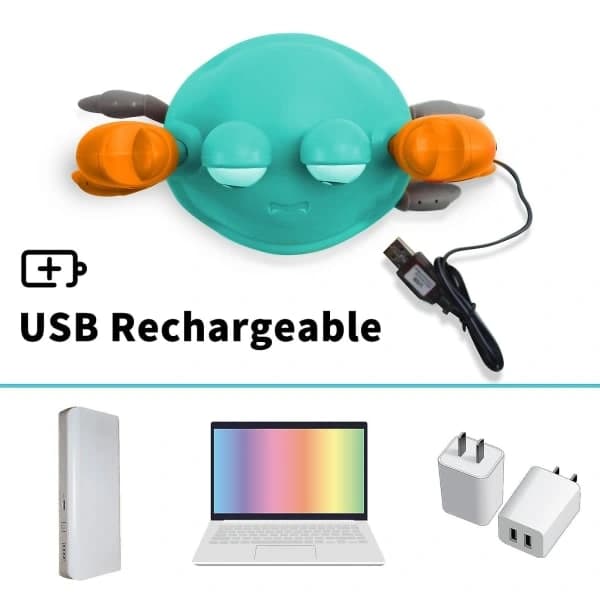 Crawling Crab Music Toy, an electronic crawling toy for toddlers with automatic function.
