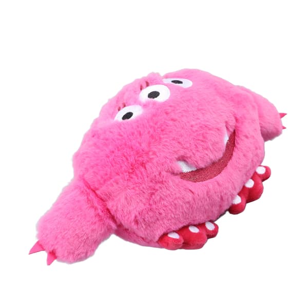 Rechargeable Squeaky Plush Pet Toy Soft Comfortable Interactive Rose Red Pet Supplies_Super Gift