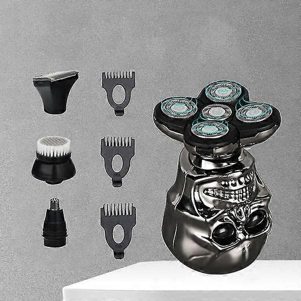 Electric Shaver for Bald Men, Equipped with 5D Floating Head.