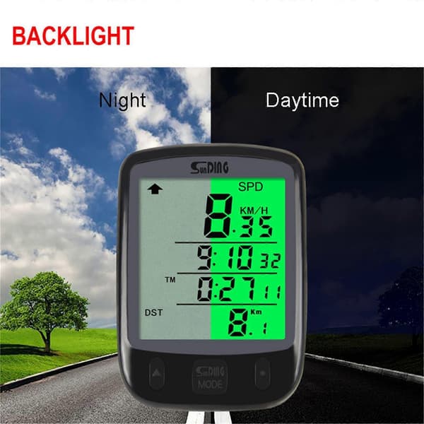 Sykkelcomputere Vanntett Speedometer Sykkelcomputer kilometerteller_Gave