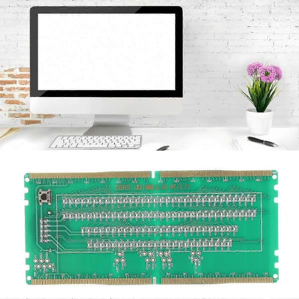 DDR5 Memory Test Tool for Desktop Motherboard Maintenance with LED Indicators