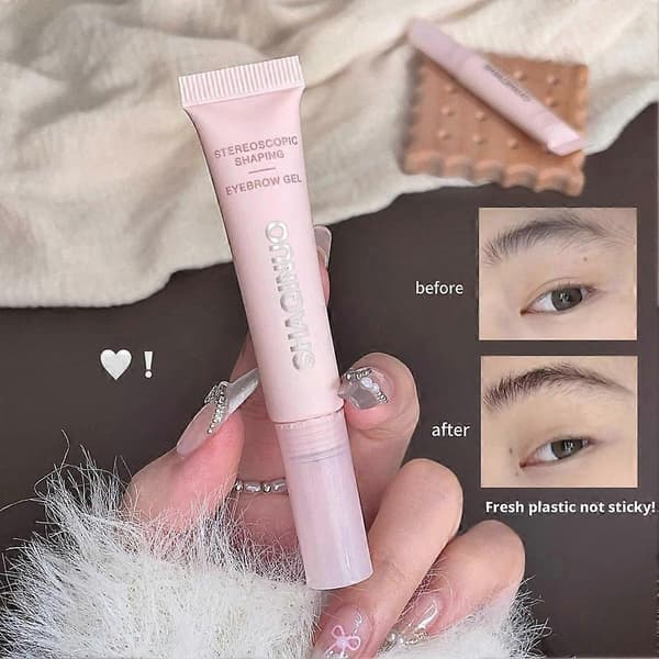 3D Solid Eyebrow Gel Waterproof and Sweat-Resistant Shaping Film Holds Makeup